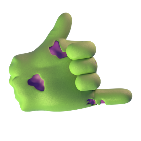 Llámame mano zombie  3D Icon