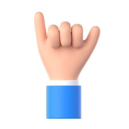 Llamar gesto de la mano  3D Icon