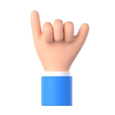 Llamar gesto de la mano  3D Icon