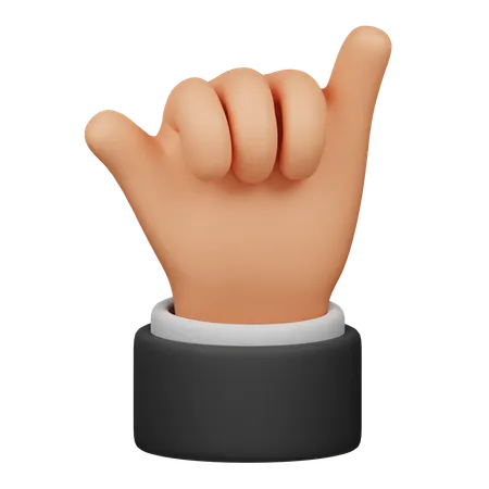 Llamar gesto de la mano  3D Icon