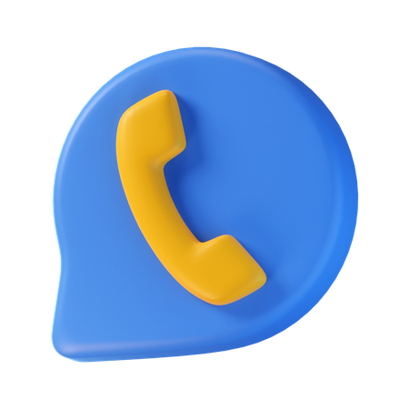 Llamar hablar  3D Icon