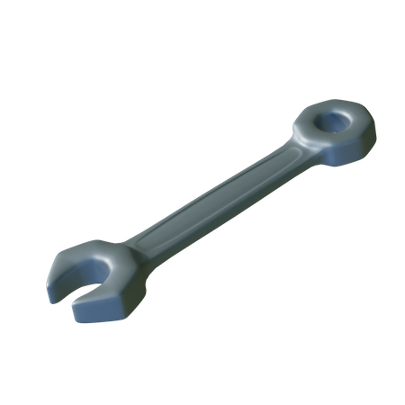 Llave inglesa  3D Illustration