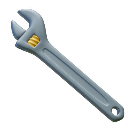 Llave inglesa  3D Illustration