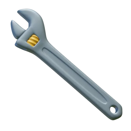 Llave inglesa  3D Illustration