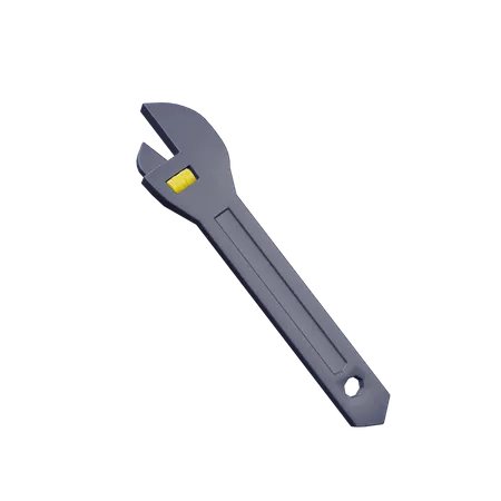 Llave inglesa  3D Illustration