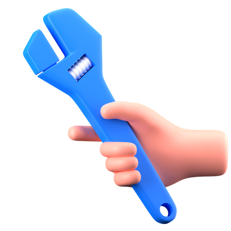 Llave inglesa  3D Icon