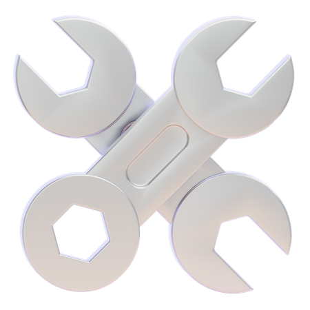 Llave inglesa  3D Icon