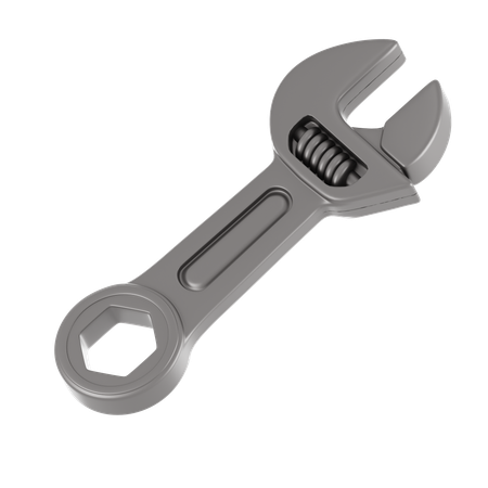 Llave ajustable  3D Icon