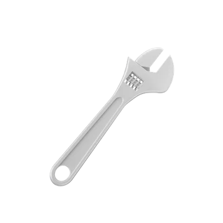 Llave ajustable  3D Icon