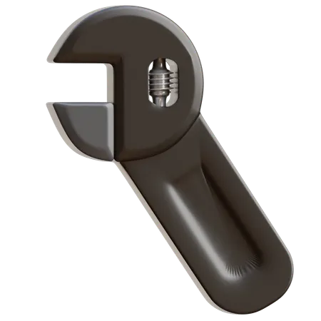 Llave ajustable  3D Icon