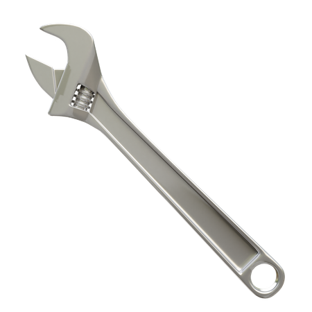 Llave ajustable  3D Icon
