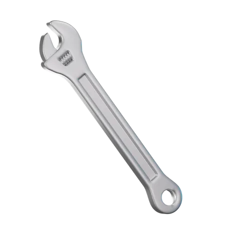 Llave ajustable  3D Icon