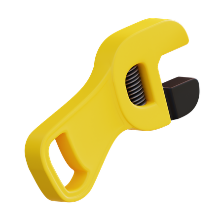 Llave ajustable  3D Icon