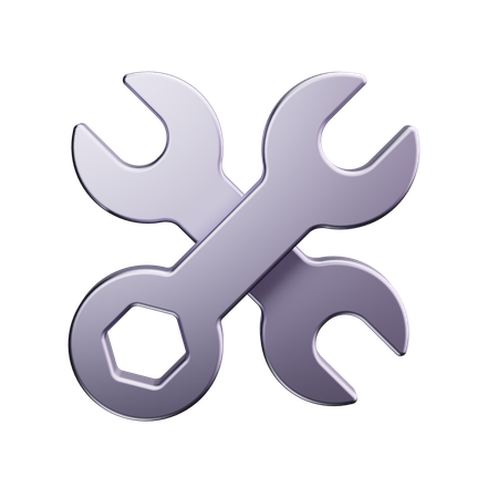 Llave cruzada  3D Icon