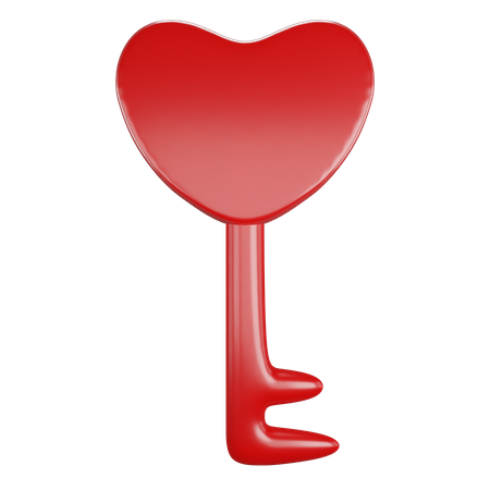 Llave de amor  3D Icon