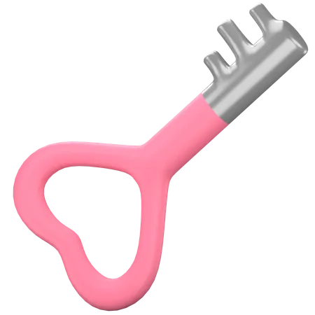 Llave de amor  3D Icon