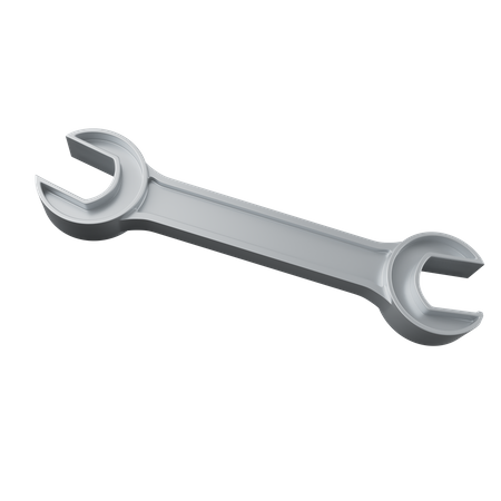 Llave de boca abierta  3D Icon