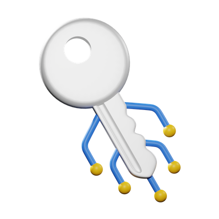 Llave digital  3D Icon