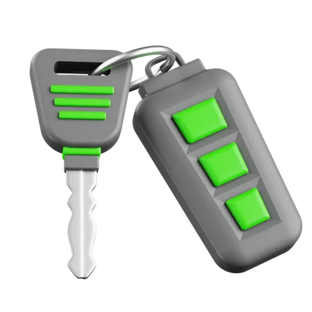 Llave inalámbrica  3D Icon