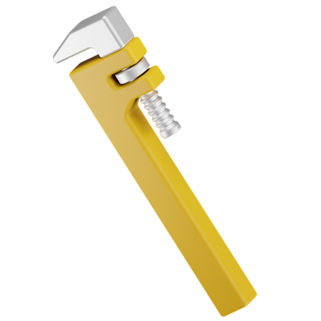 Llave de tubo  3D Icon