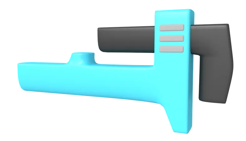 Llave de tubo  3D Icon