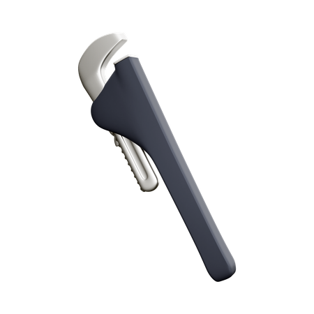 Llave de tubo ajustable  3D Icon