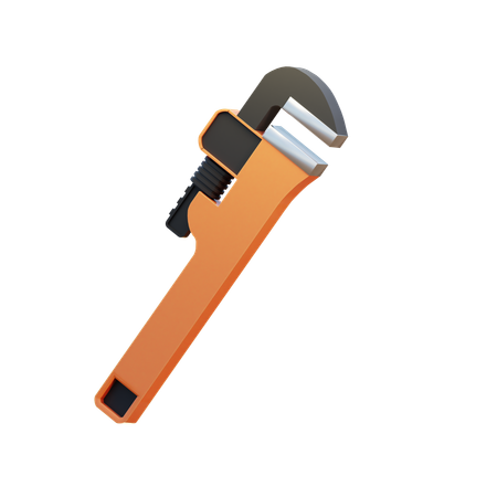 Llave de tubo  3D Icon