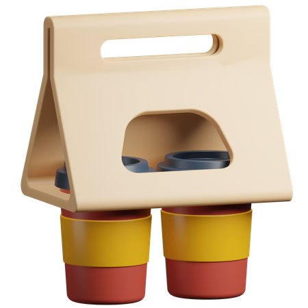 Llevar bebida  3D Icon