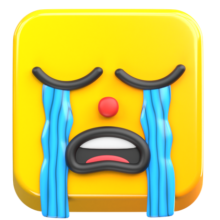 Llorar emoji  3D Icon