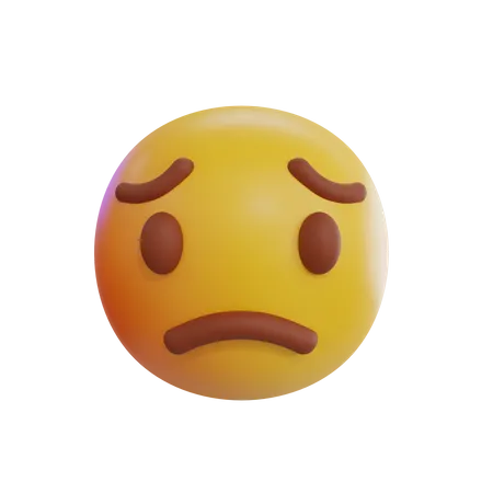 Llorar emoji  3D Icon