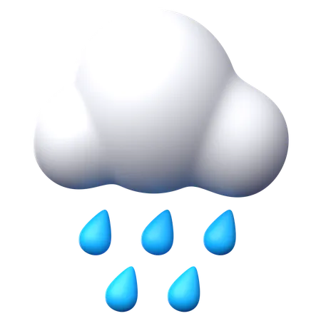 Lluvia  3D Icon