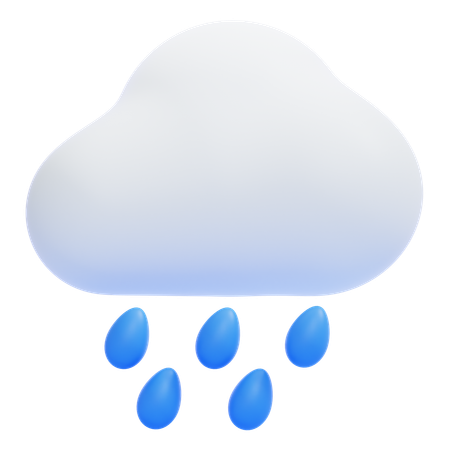 Lluvia  3D Icon