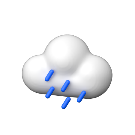 Lluvia  3D Icon