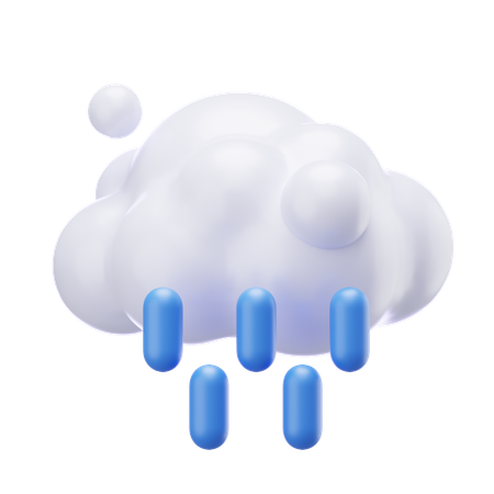 Lluvia  3D Icon