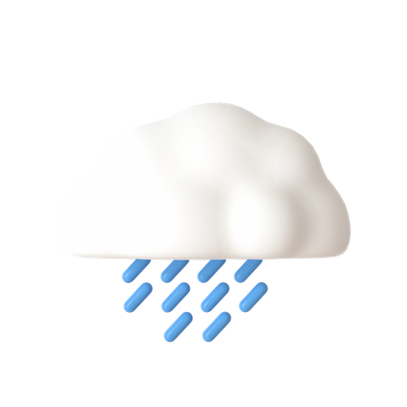 Lluvia  3D Icon