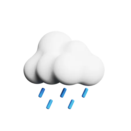 Lluvia  3D Icon