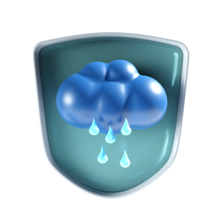 Lluvia  3D Icon