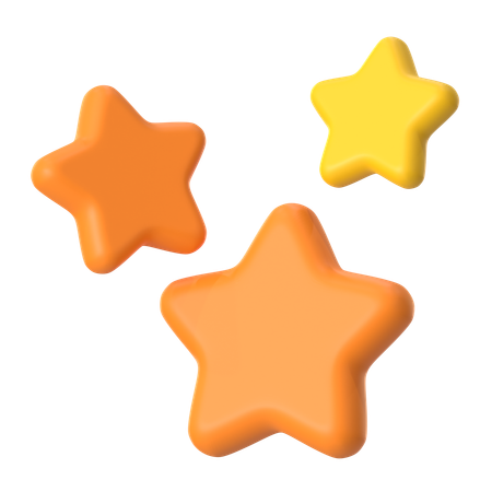 Lluvia de estrellas  3D Icon