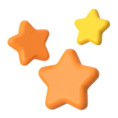 Lluvia de estrellas  3D Icon