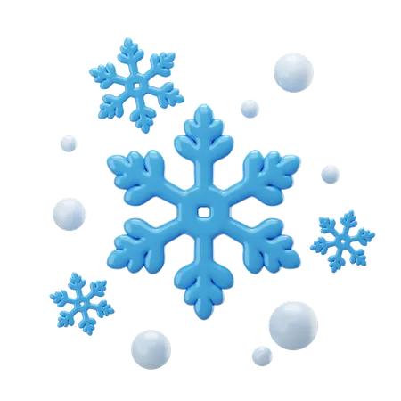 Llueve nieve  3D Icon