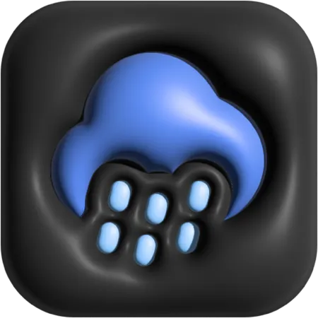 Lluvioso  3D Icon