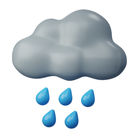 Lluvioso  3D Icon