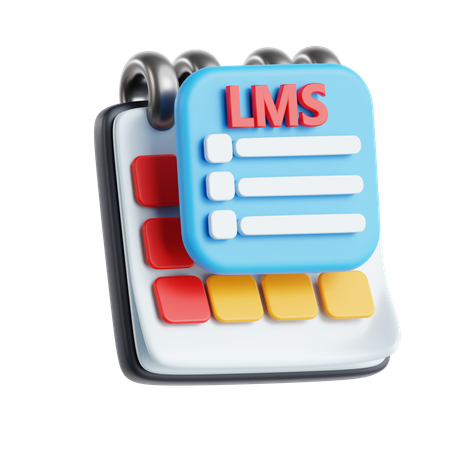 LMS Calendar  3D Icon