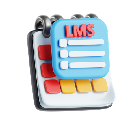 Calendário lms  3D Icon