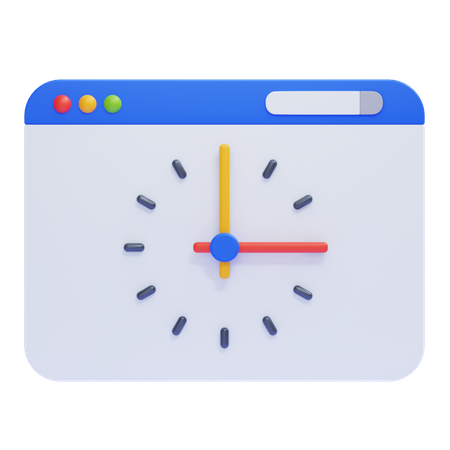 Load Time  3D Icon