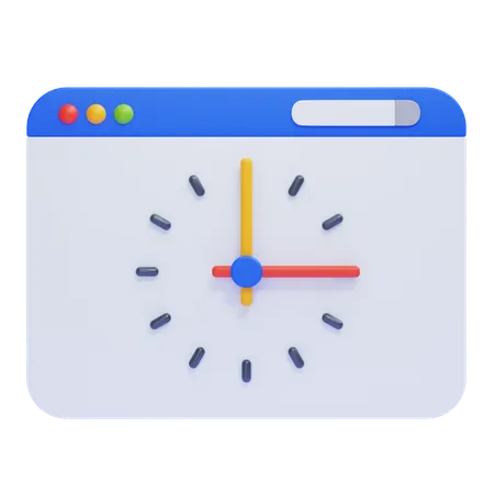 Load Time  3D Icon