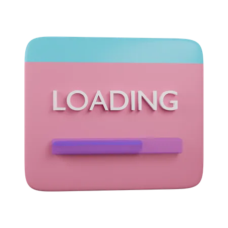 Loading 3 D Icon Contains PNG BLEND GLTF And OBJ Files 3D Icon