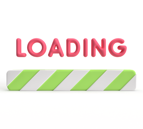 Loading Bar  3D Icon