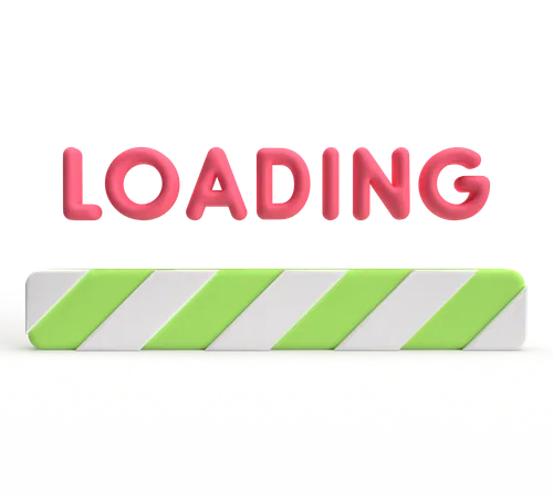 Loading Bar  3D Icon