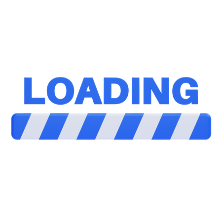 Loading Bar  3D Icon